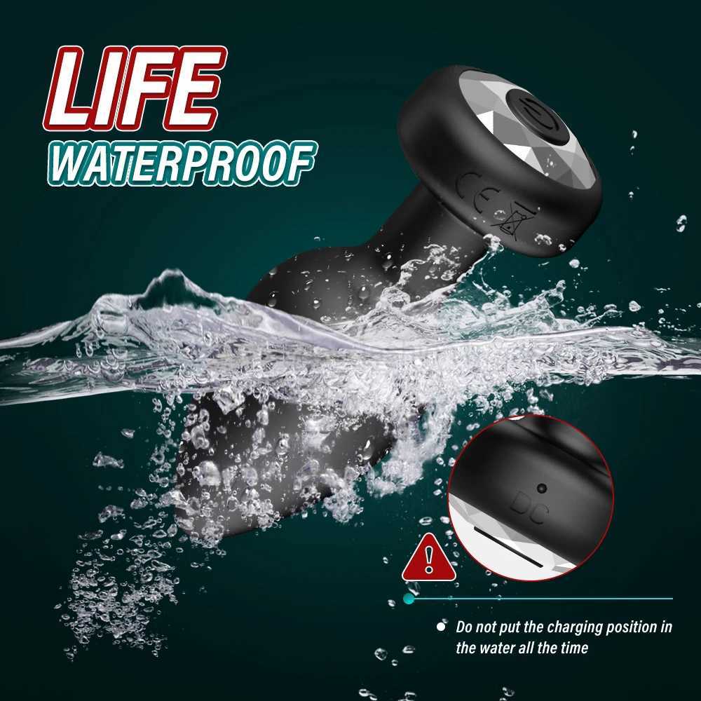 Anal Vibrator Wireless Remote Control Butt Plug Men Prostate Massager Female Vagina Masturbator for Adult sexes Toys Women Men GayB240708