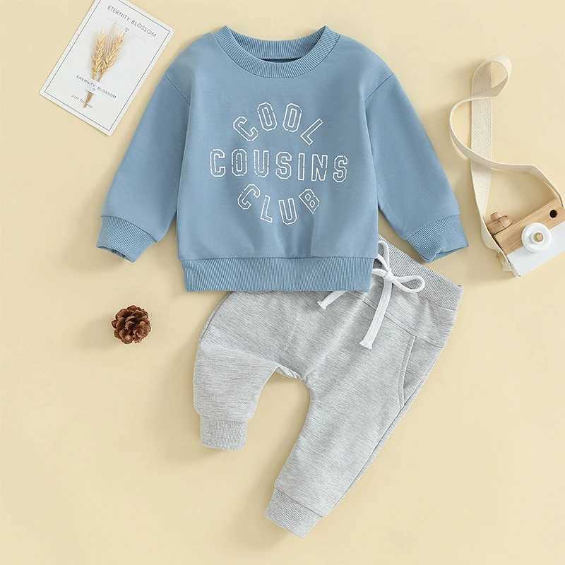 Clothing Sets Spring Autumn Baby Boy Clothes Set Letter Print Sweatshirt Pants 2pcs/set Cotton Suits Children Clothing Toddler Tracksuits