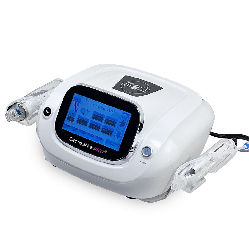 Factory OEM ODM 3 In 1 Mesotherapy Dermashine Pro 4th Skin Tightening Anti-aging 9 Needle Injector Mesotherapy Machine Facial Injection Gun Salon