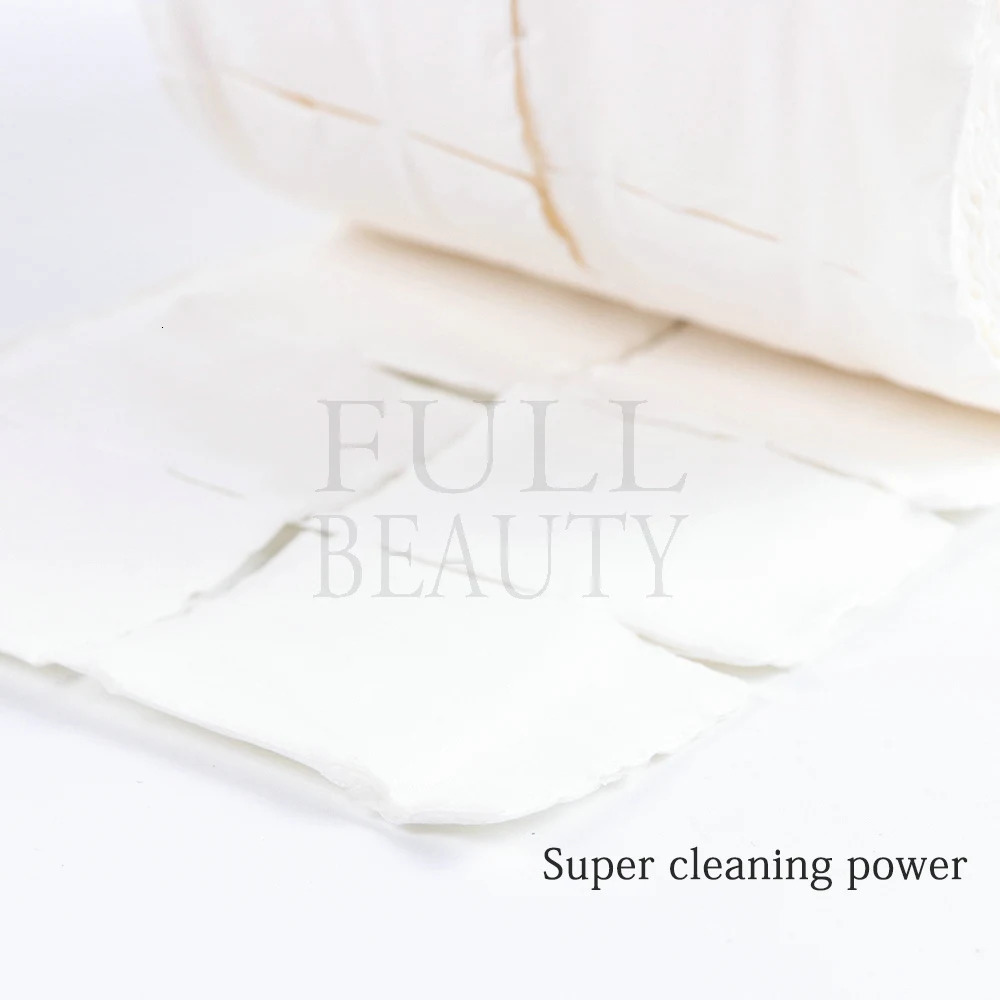 300/500pcs nail polish removal gel nail polish r lint free soap wiping cotton for nail art cleaning tool NT918 240705