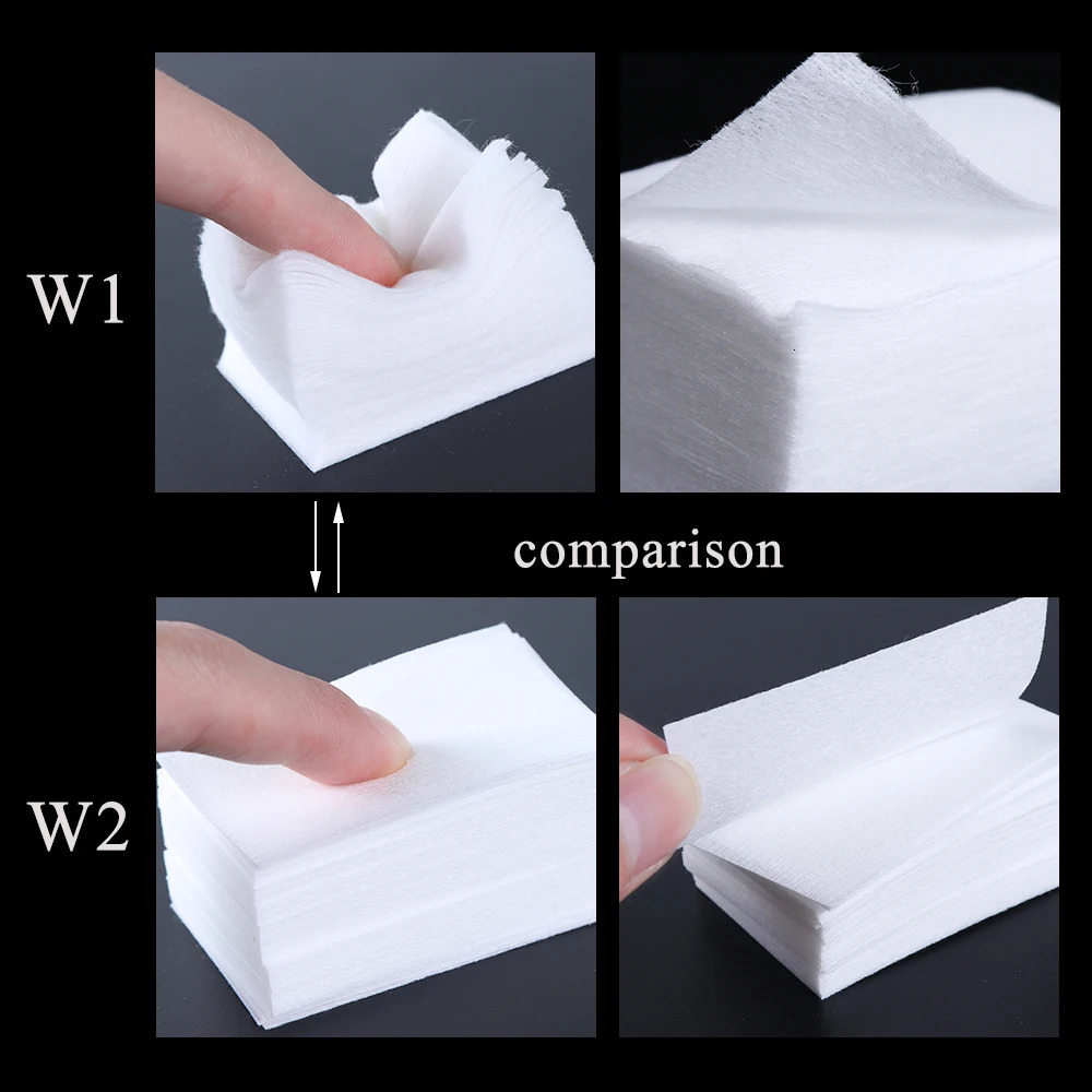 1 package of gel polishing pad nail wet towel clean lint free paper pad soap pad r ergonomics cotton napkin packaging tools CH957-1 240705