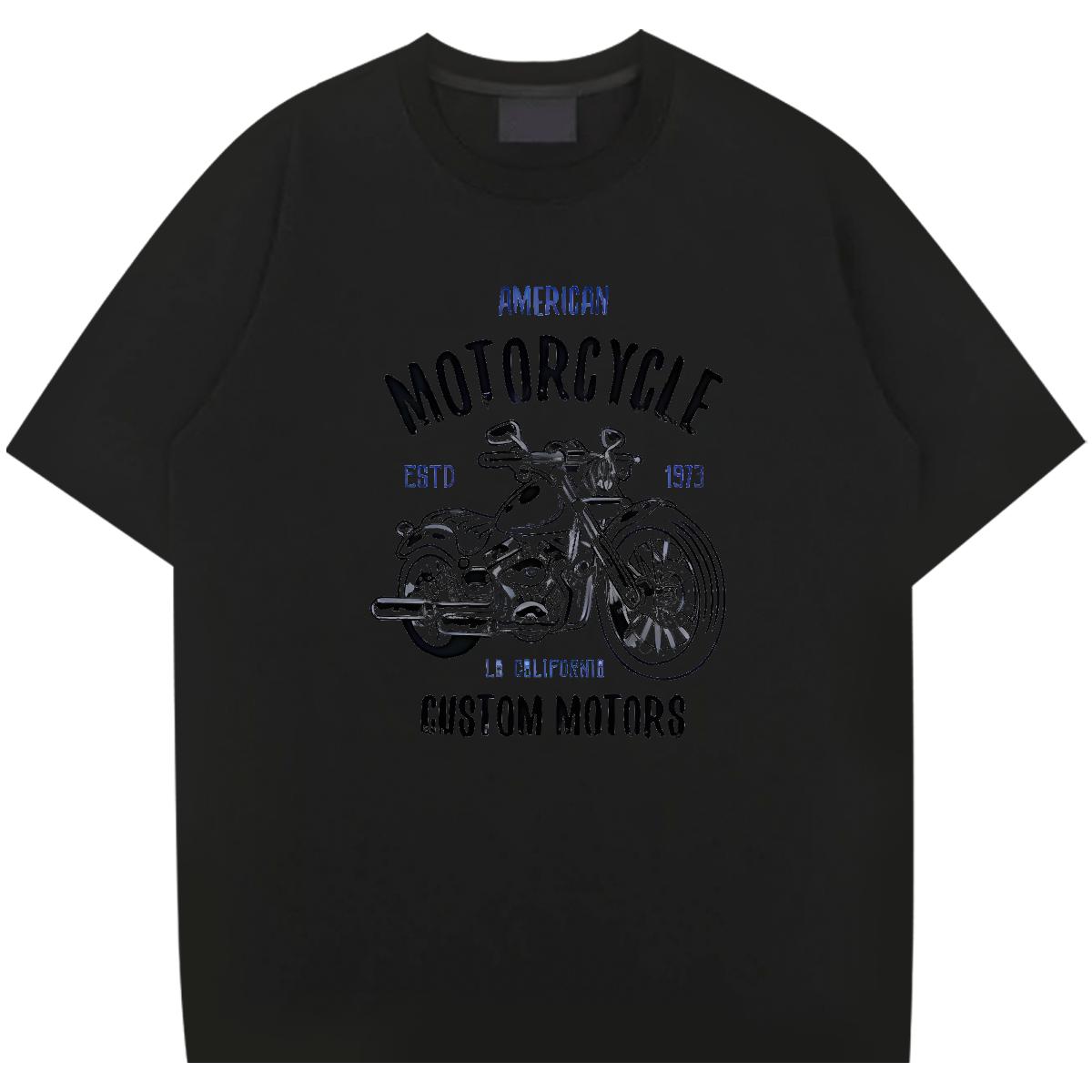 Cool Design T Shirts Men Anime Printing Street Crew Neck Cotton Mens Tshirts Fashion Design Customized Print Polos