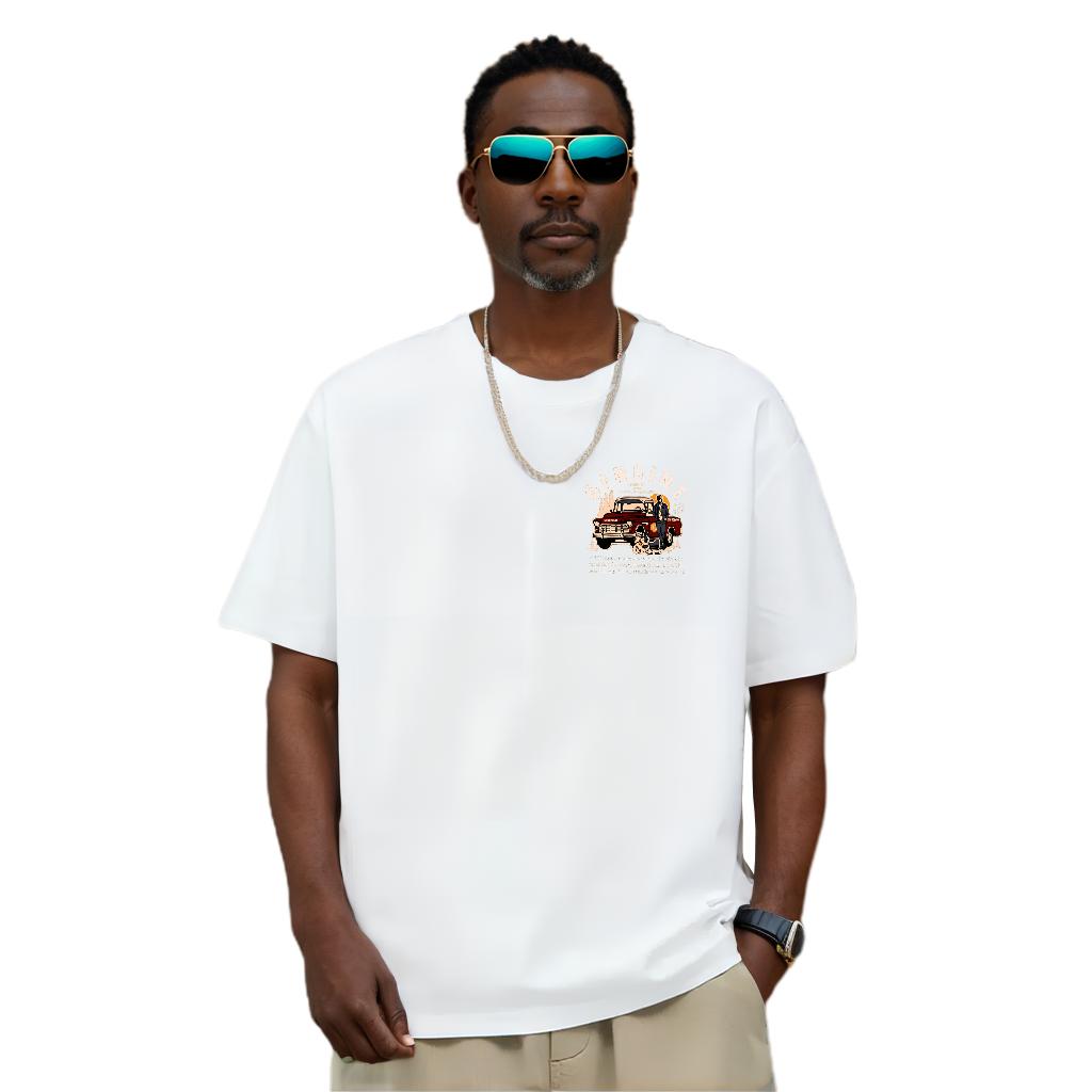 Stylish Couples T-Shirts: Custom Printed Men's Classic Tops in Breathable Cotton