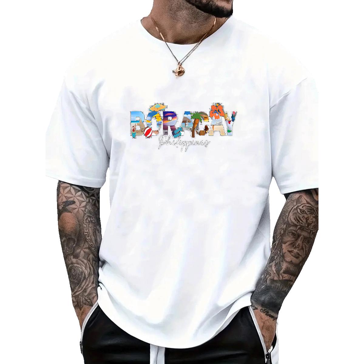 Brand T Shirt For Man Floral Print Tshirts Street Casual Breathable Short Sleeve Popular Clothings