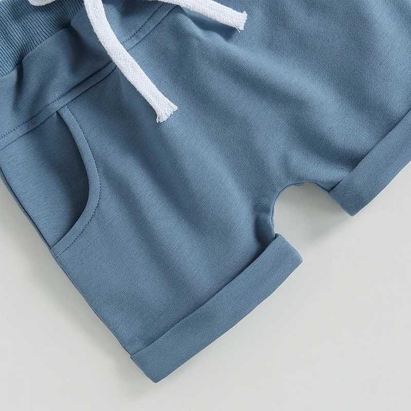 Clothing Sets 2023-03-06 Lioraitiin 0-3Years Toddler Baby Boys 2Pcs Set Short Sleeve Cartoon Bear Print T-shirt Elastic Waist Shorts Outfit