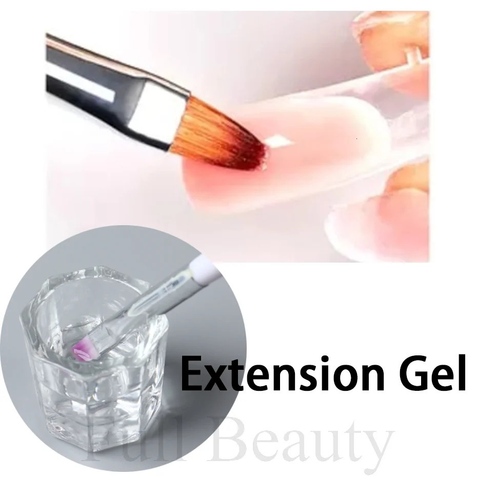 Nail cleaner extended glue false nail removal tool reduced liquid UV gel polishing super brush clean the adhesive layer of false nails 240705