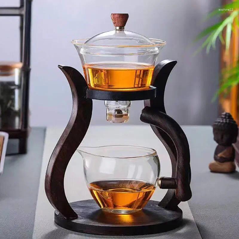 Set with Magnetic Water Diversion - Automatic Kung Fu Teapot for Lazy Tea Lovers