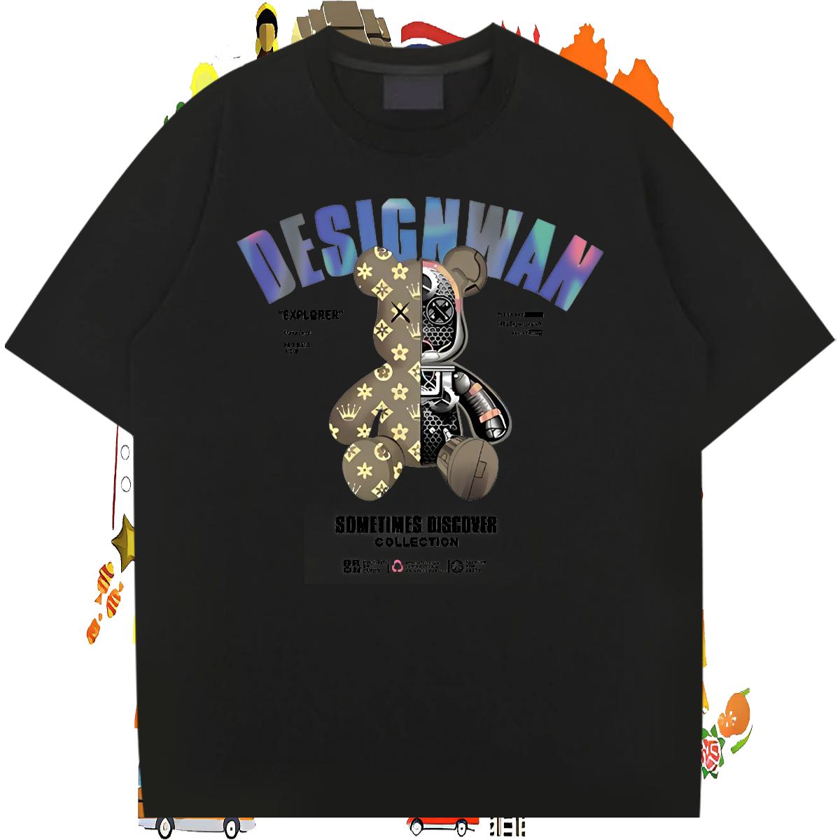 High Quality Men Tees Breathable Crew Neck Hip Hop T-Shirts Oversized S-3XL Fashion Casual Top Tees