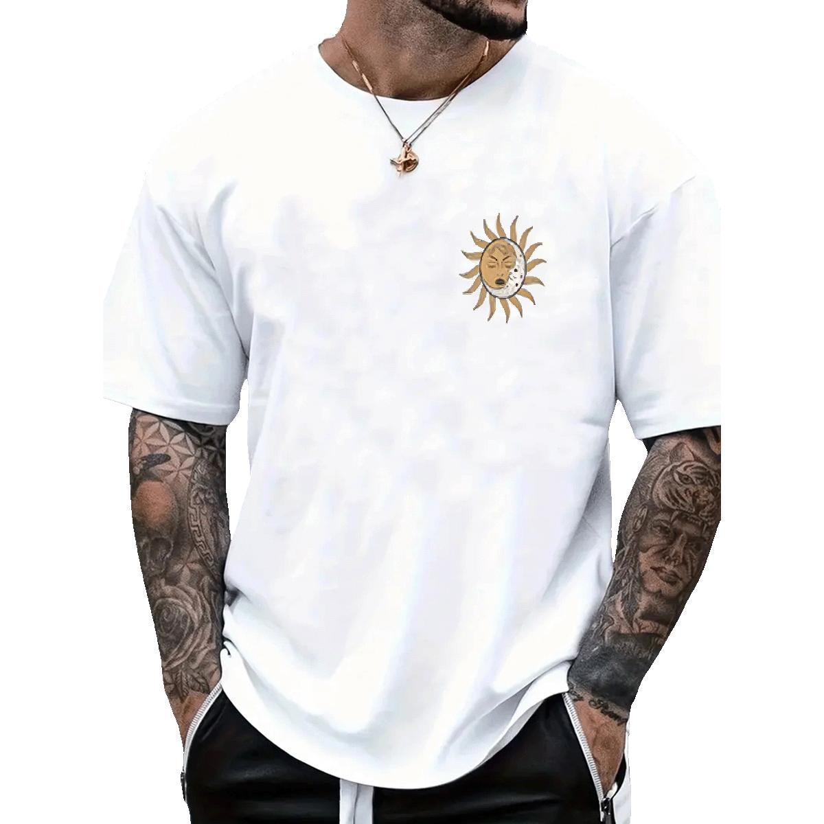 Stylist T Shirt For Man Plus Size Cartoon Tshirts Casual Daily Wear Cotton Breathable Loose Fit Top Tees