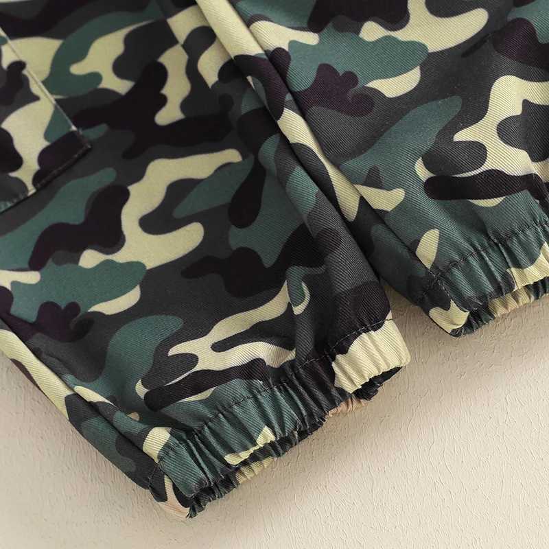 Clothing Sets 1-5Y Kids Boys Autumn 2 Piece Sets Letter Print Long Sleeve Sweatshirt Tops Camouflage Cargo Pants Outfits Toddler Clothes R240708