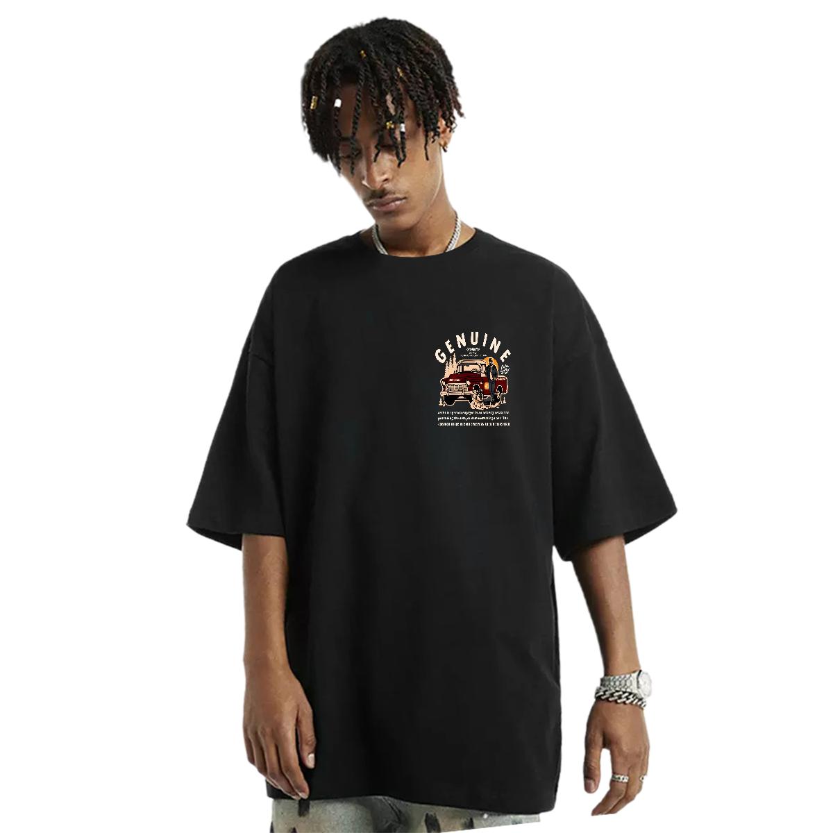 Men's Designer Fashion T-Shirts: Round Neck, Short Sleeve, Streetwear | Custom Anime Brand Clothing