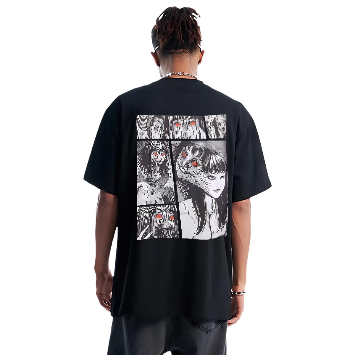 Wholesale T Shirts Men Anime Mens Tshirts Outdoor Crew Neck Cotton Breathable Designer Tops Shirt