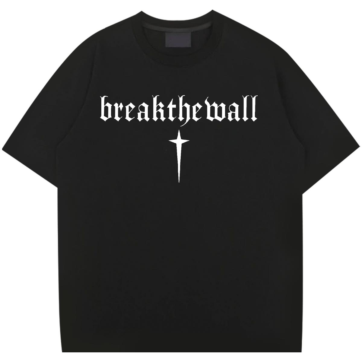 Classic Casual Man T Shirts Anime Mens Tshirts Hip Hop Street Cotton Breathable Short Sleeve Loose Fit Tees