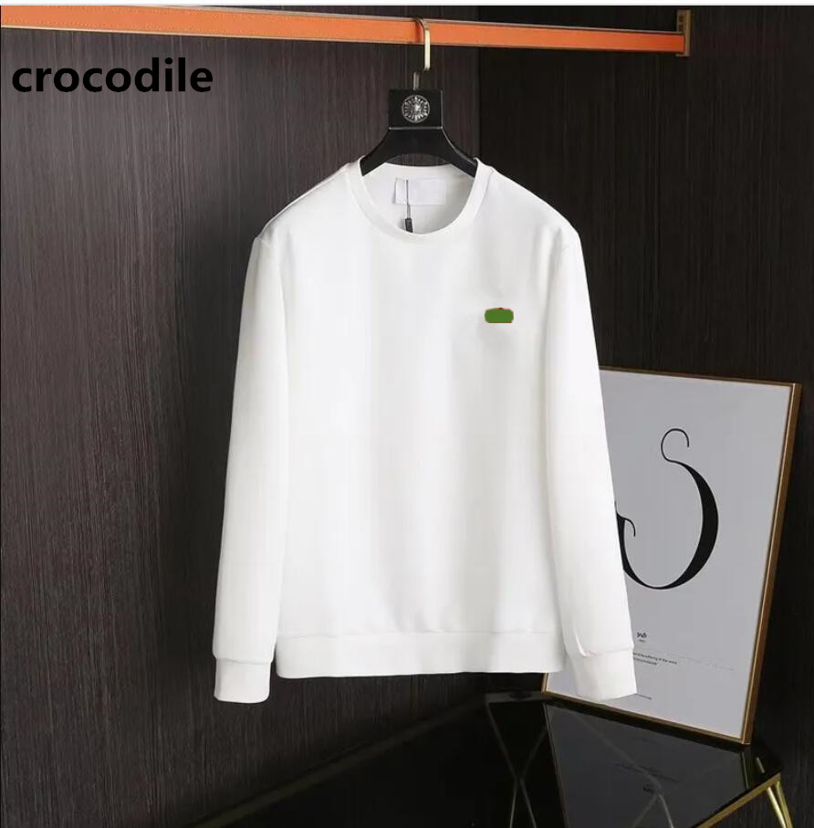 Designer Crocodile Embroidered Men's and Women's T-shirts and Hoodies Printed Fashion Men's T-shirts Short Sleeves Luxury Hip Hop Street Clothing