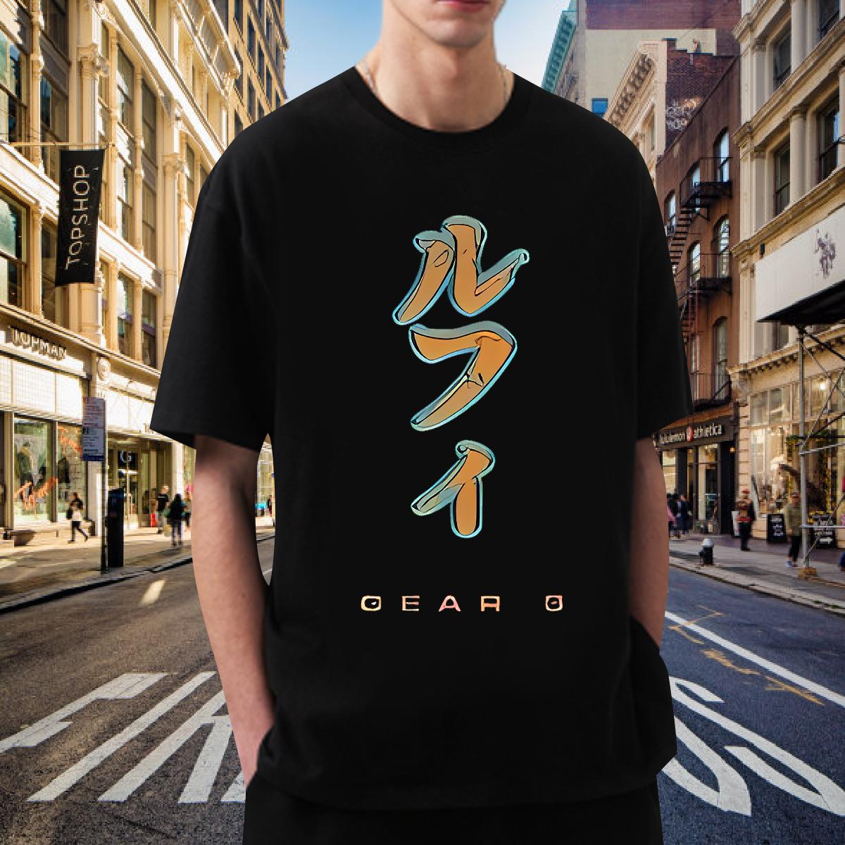 Fashion New T Shirts Men Cartoon Print Men Tees Casual Daily Wear Cotton Breathable Short Sleeve Loose Polos