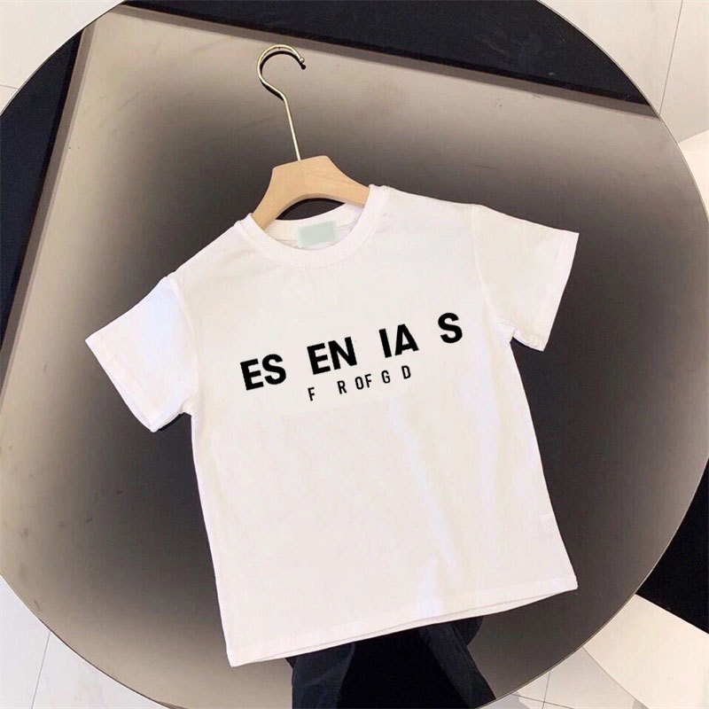 Luxury Child T Shirts Designer ESS T-shirts Logo Brand Short Sleeves Boys Girls Tops Letter Print Classic Kids Tee -8 Sports Summer Leisure T Shirts DZD2407086