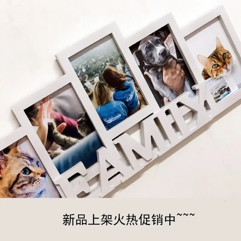 2026 Connect Film Studio Five Grid Hanging Combination Wall Family Po Childrens Picture Frame 240627Bj H260306