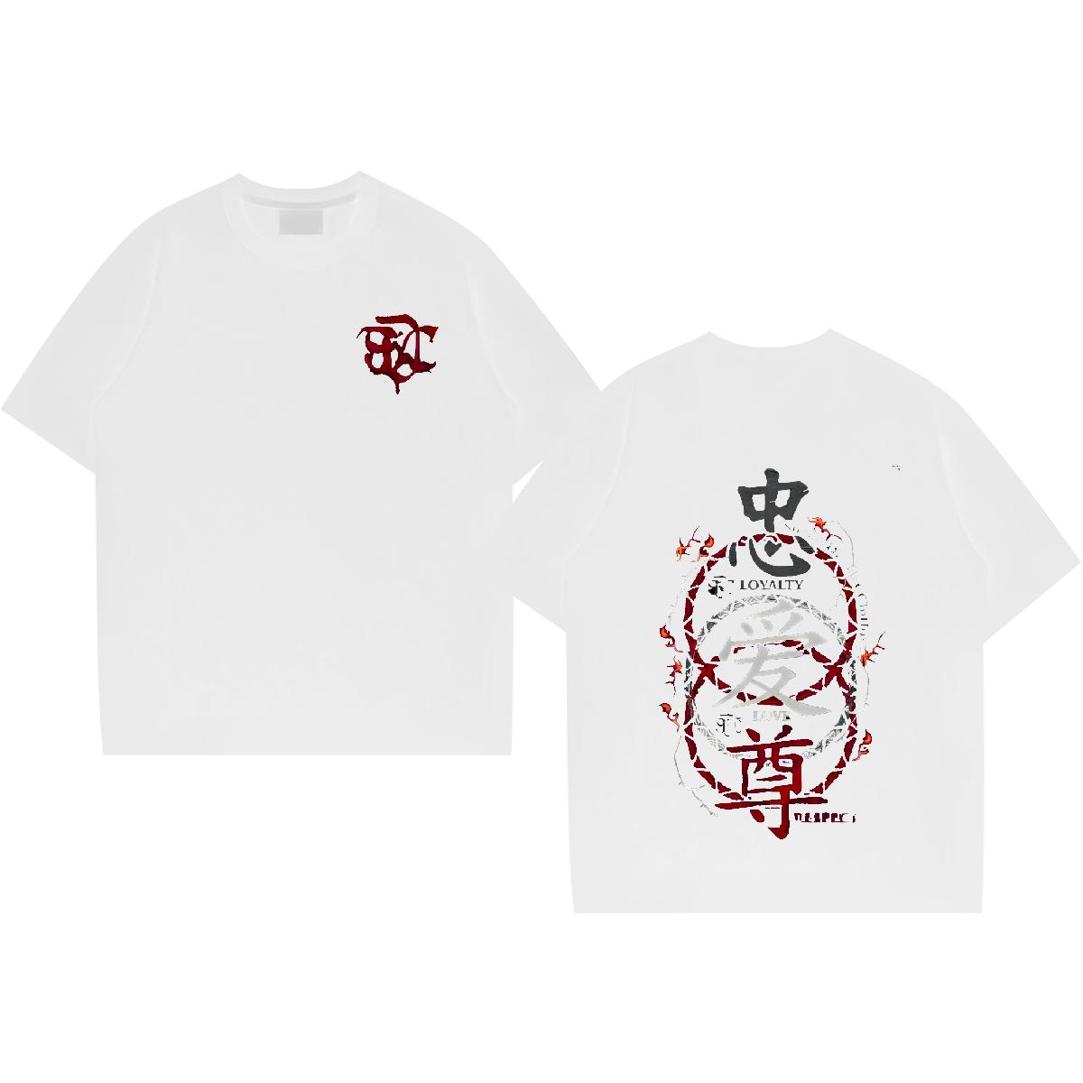 Stylish 2024 Summer Cartoon Men's Custom Tees - Casual Daily Wear Soft Cotton Polos