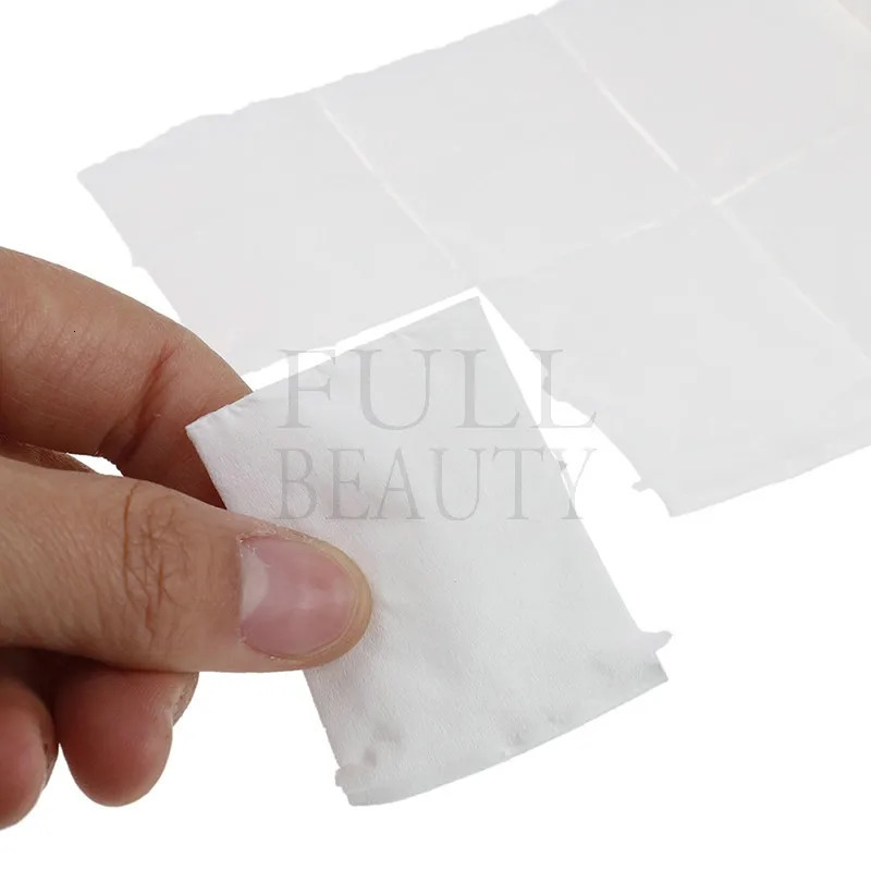 300/500pcs nail polish removal gel nail polish r lint free soap wiping cotton for nail art cleaning tool NT918 240705