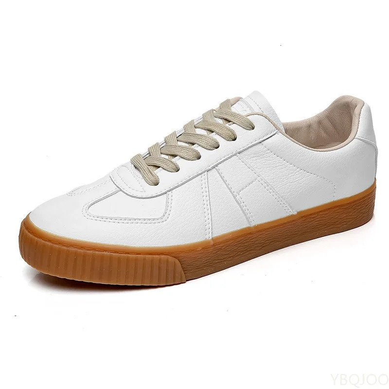 Mens Casual Shoes Vintage GAT German Training Shoes Man Sports Shoes Lace-up Genuine Leather Sneakers Male Skateboard Shoes 240708