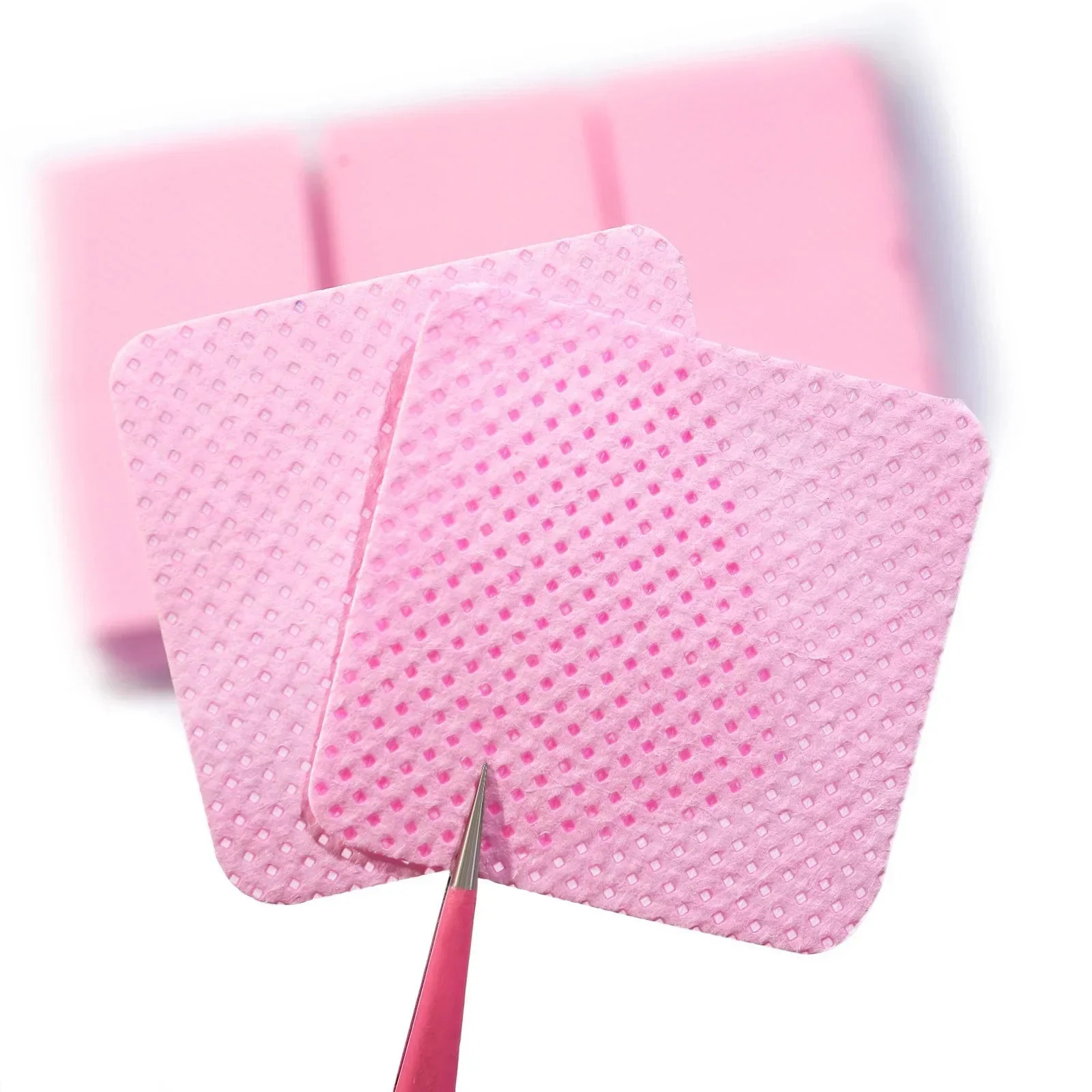 300/450/600pcs cotton pad handle nail polish removal pad nail cleaning simple removal suitable for female nail salon 240705