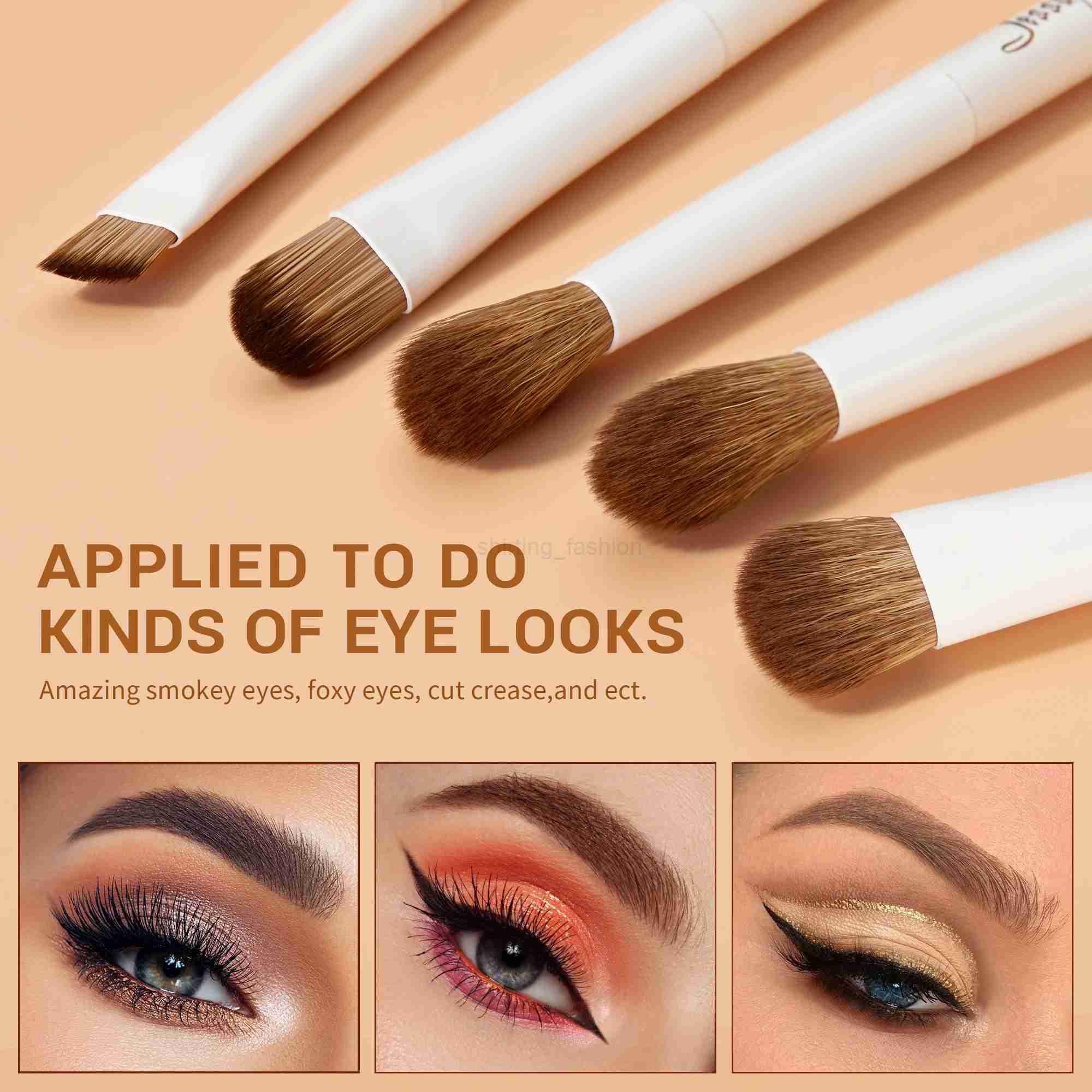 Jessup Makeup Brushes 10-14pc Makeup Brush set Synthetic Foundation Brush Powder Contour Eyeshadow Liner Blending Highlight T329CL240708