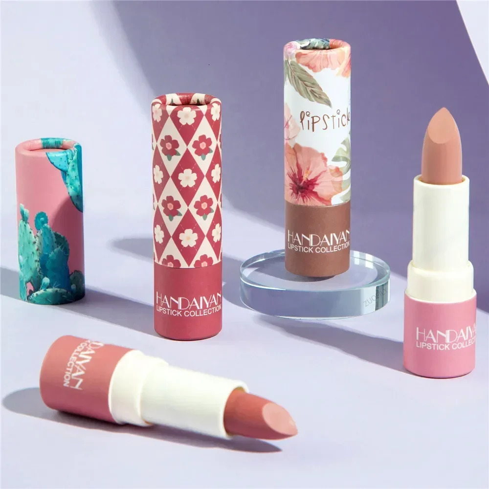 8-color velvet matte lipstick waterproof durable fadeless sexy red lip nude lipstick cosmetics 240705