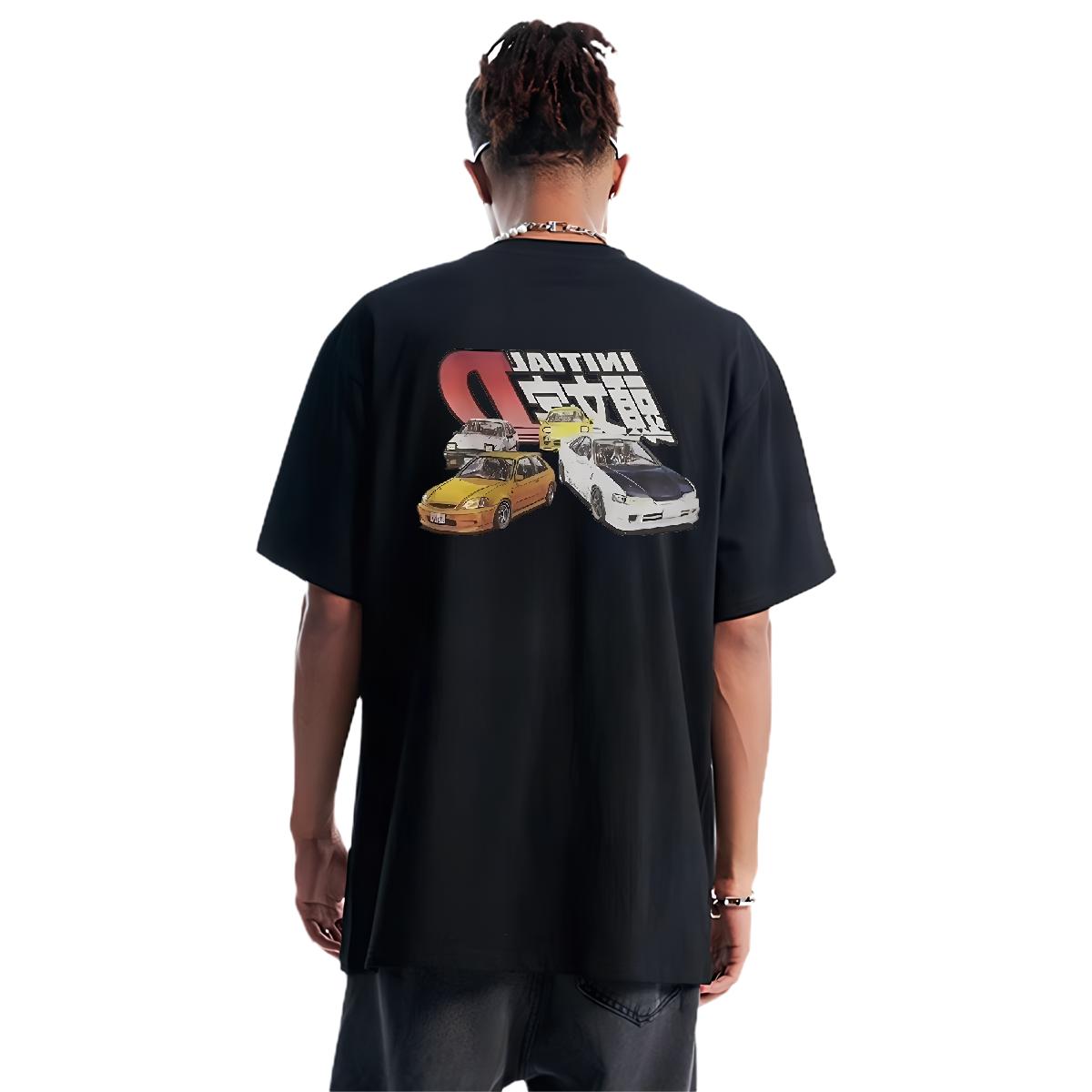 Stylist T shirt DIY Printed Men Tees Sports Casual Breathable Crew Neck Loose Tops Shirt