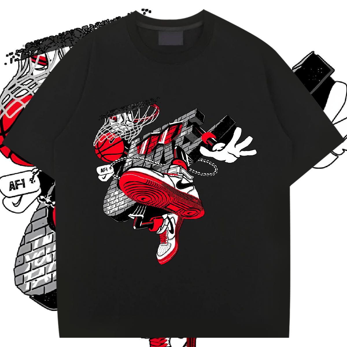 2024 T-Shirts Oversized Casual Daily Wear Men Clothes T-Shirt Breathable Crew Neck 5A