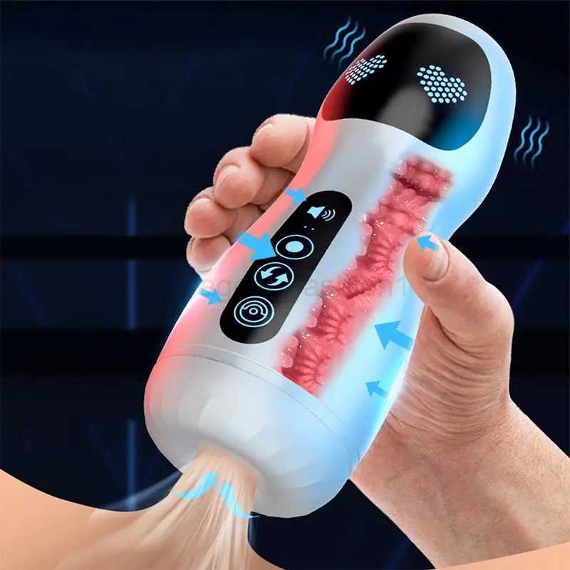 Male Masturbator Cup sexes Toys For Men Masturbation Penis Massage Realistic Vagina Pocket Pusssy Blowjob Machine Adult sexes ShopB240708
