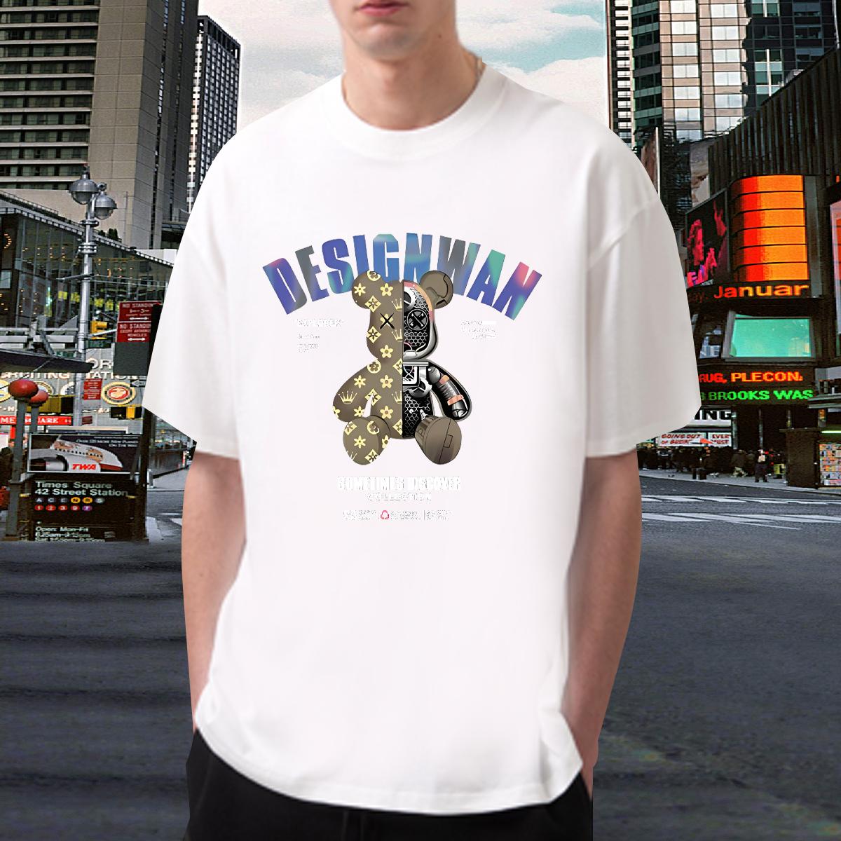 Cool Design T-Shirts Casual Daily Wear Breathable Crew Neck Mens Tshirts Wholesale Graphic Tees