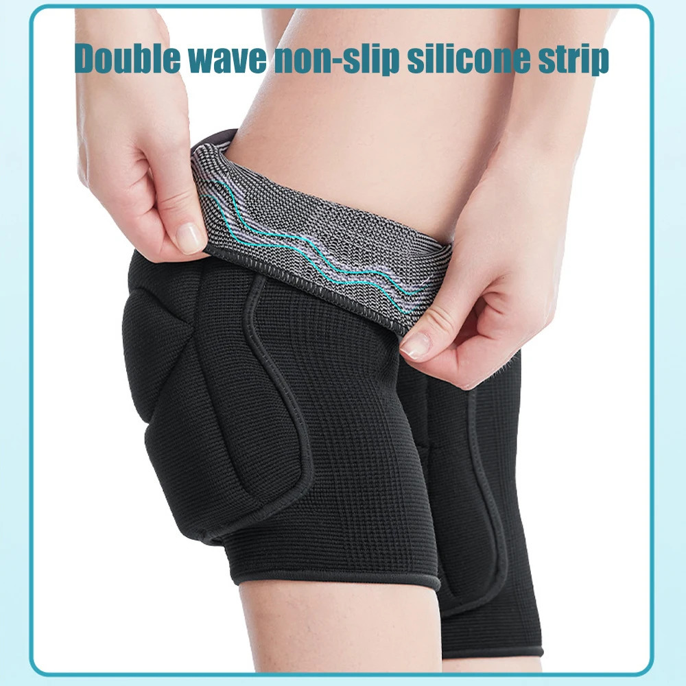 BraceTop Sports Non-Slip Knee Brace Soft Knee Pads Breathable Knee Sleeve for Dance Wrestling Gym Volleyball Basketball Running 240703