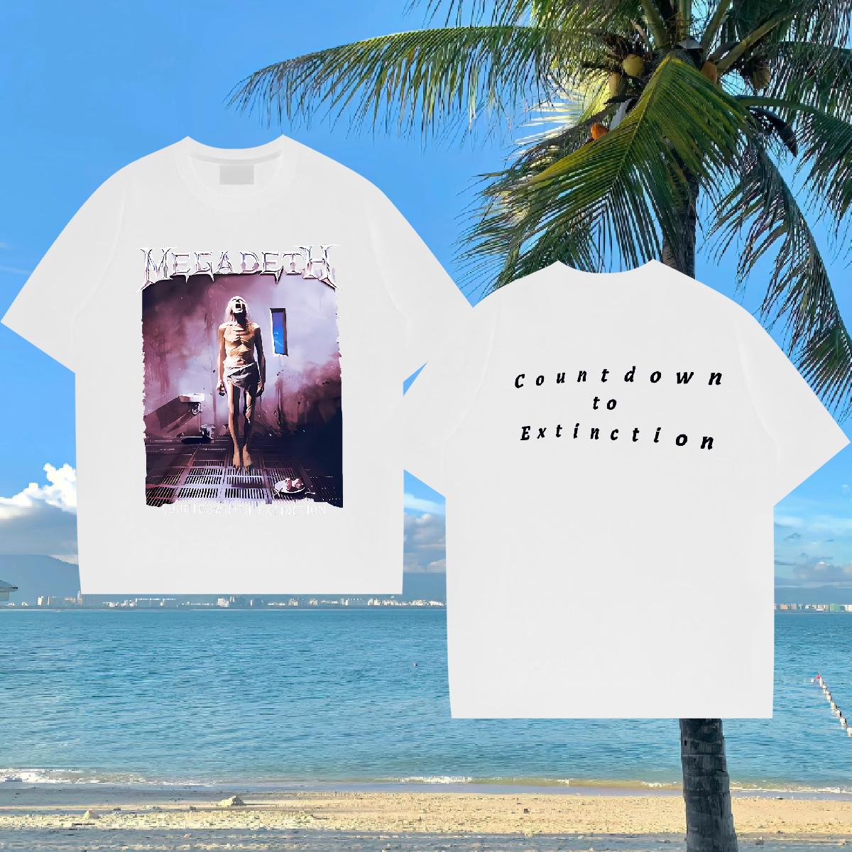 Brand Men T Shirts Cartoon Print Men Clothes T-Shirt High Street Hip Hop Crew Neck Cotton Wholesale Tees