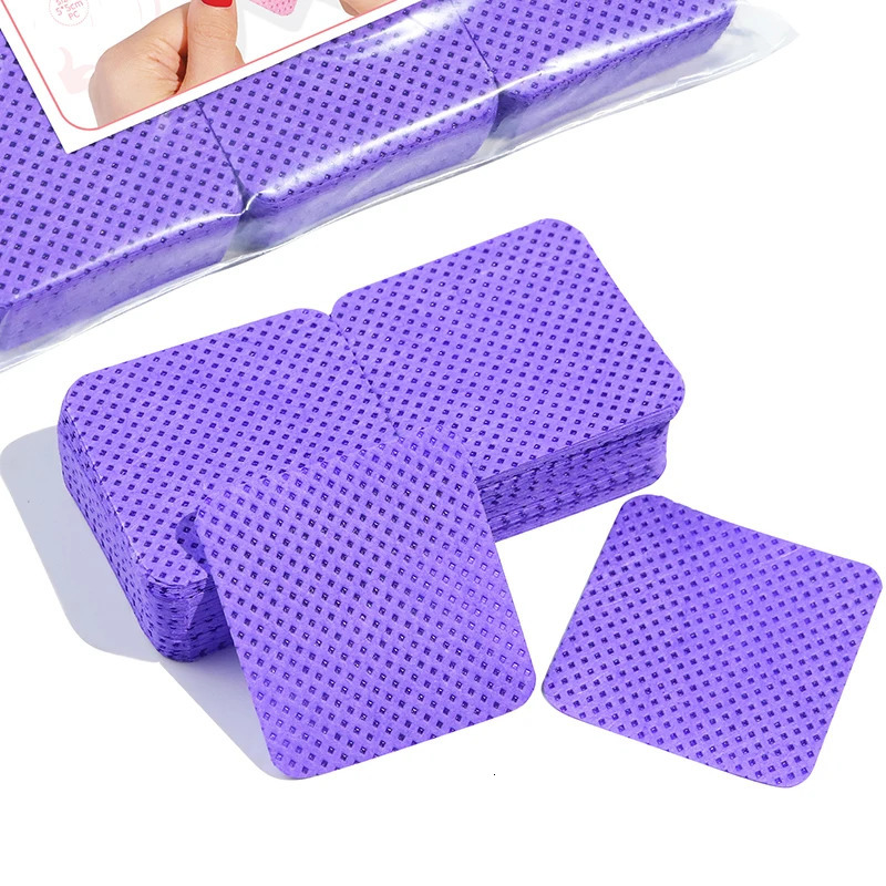 Lint free nail polish removing gel nail wet towel nail cotton pad foot massage makeup gel nail art cleaning tool 240705