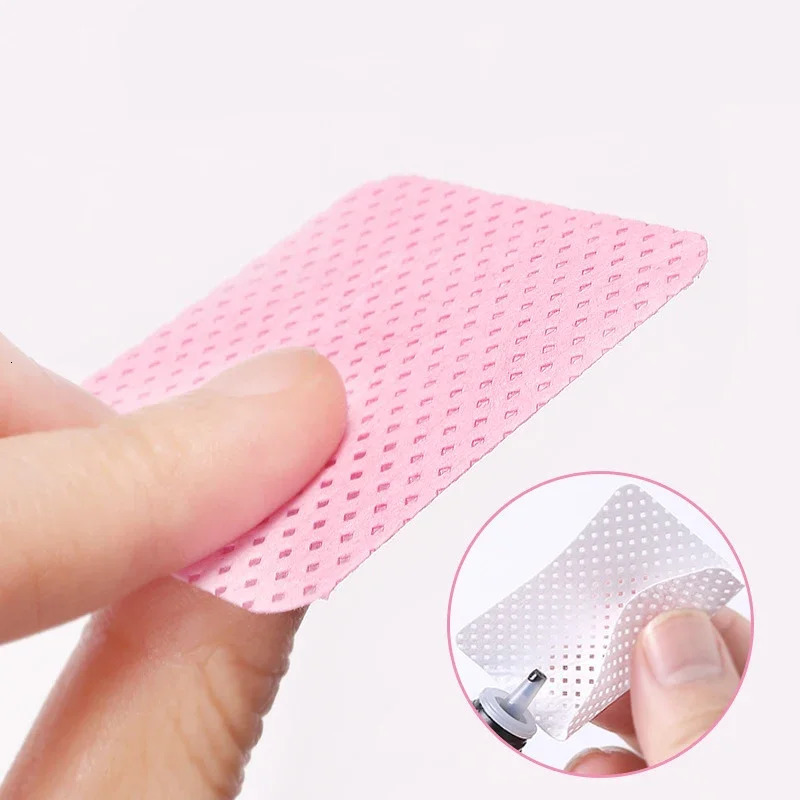 non-woven cloth wet towel Napkins polishing and removing gel nail wet towel nail manipulation gel cotton foot pad nail art cleaning tool tips 240705