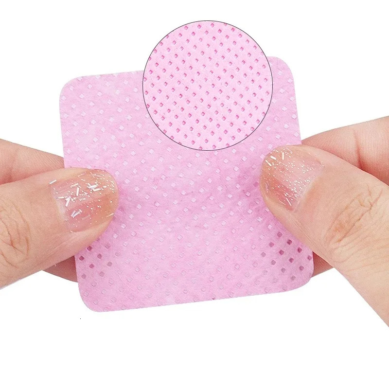 Wet tissue cotton eyelash r wet tissue glue bottle mouth anti foaming glue cleaning pad eyelash extension 240705