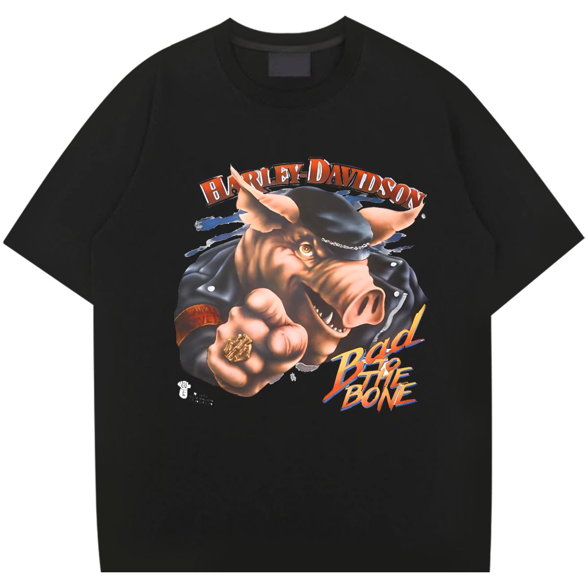 Cool Mens Tshirts Crew Neck Cotton Breathable Street wear Hip Hop Men T Shirts Oversized Classic Wear