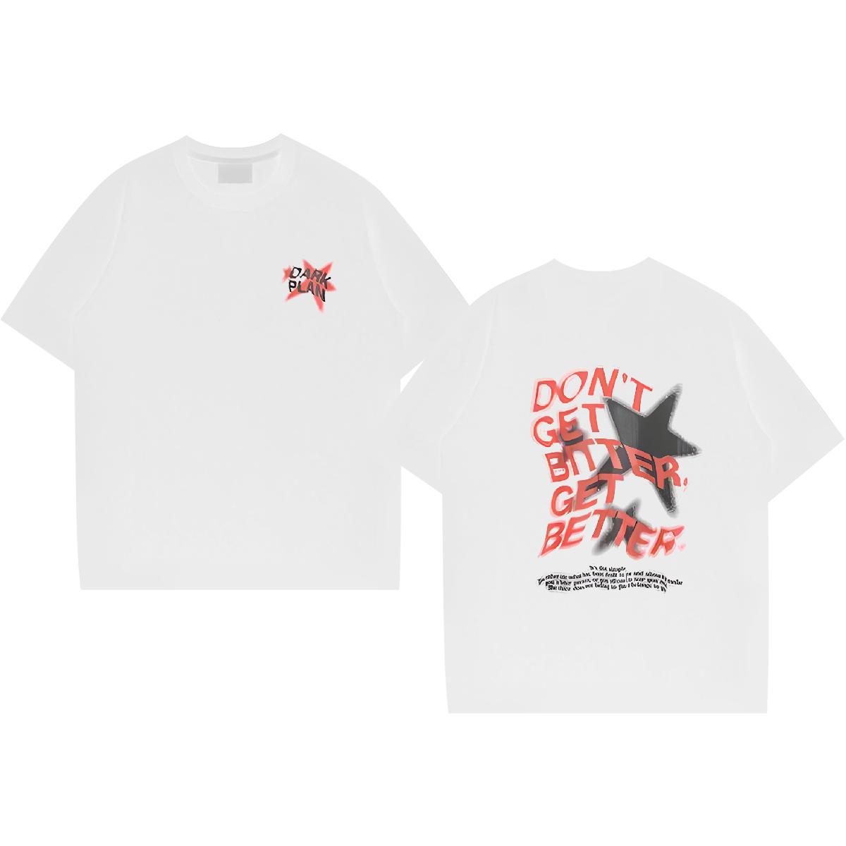 High Quality Tshirt for Man Woman Breathable Crew Neck High Street Hip Hop T-Shirts for Men Custom Print Plus Size Fashion Designer Tees Shirts