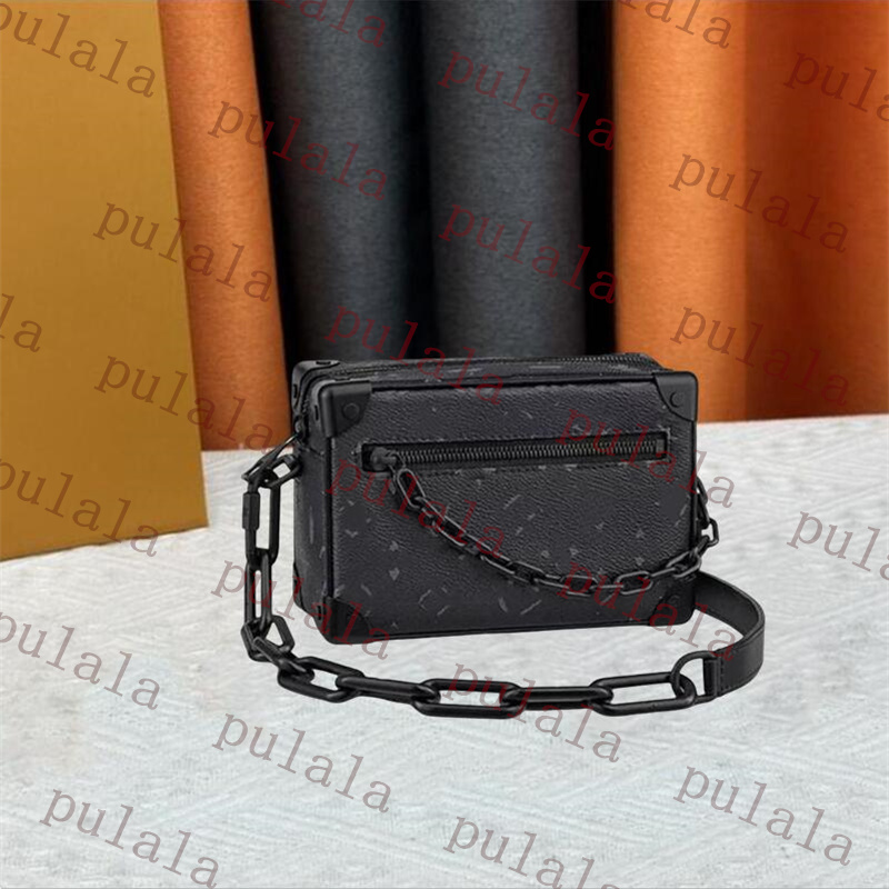Luxury Designers bags City Mini trunk bag Men M44735 make up satchel camera bag Genuine Leather chain Crossbody Shoulder Bags Womens cosmetic Small square bag