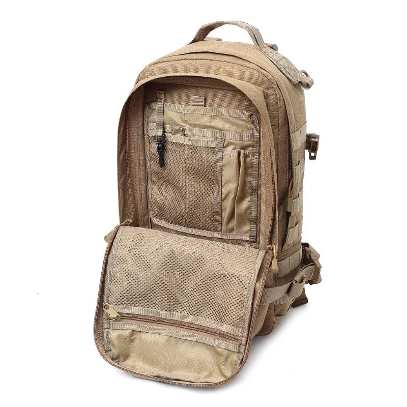 Chikage 900D Nylon Outdoor Sports Hiking Backpack Multi-functional Tactical Backpack Large Capacity Fishing Waterproof Bags 240703