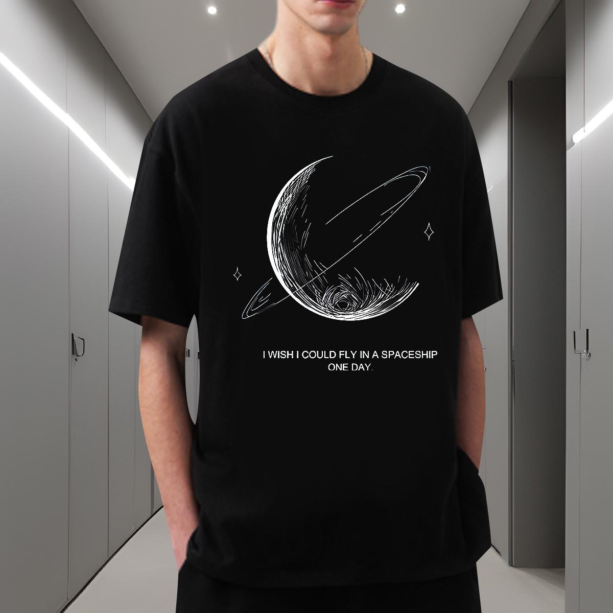 Factory Direct T Shirt For Man DIY Printed Tshirt for Man Woman Hip Hop Street 180g Cotton Brand Tshirts