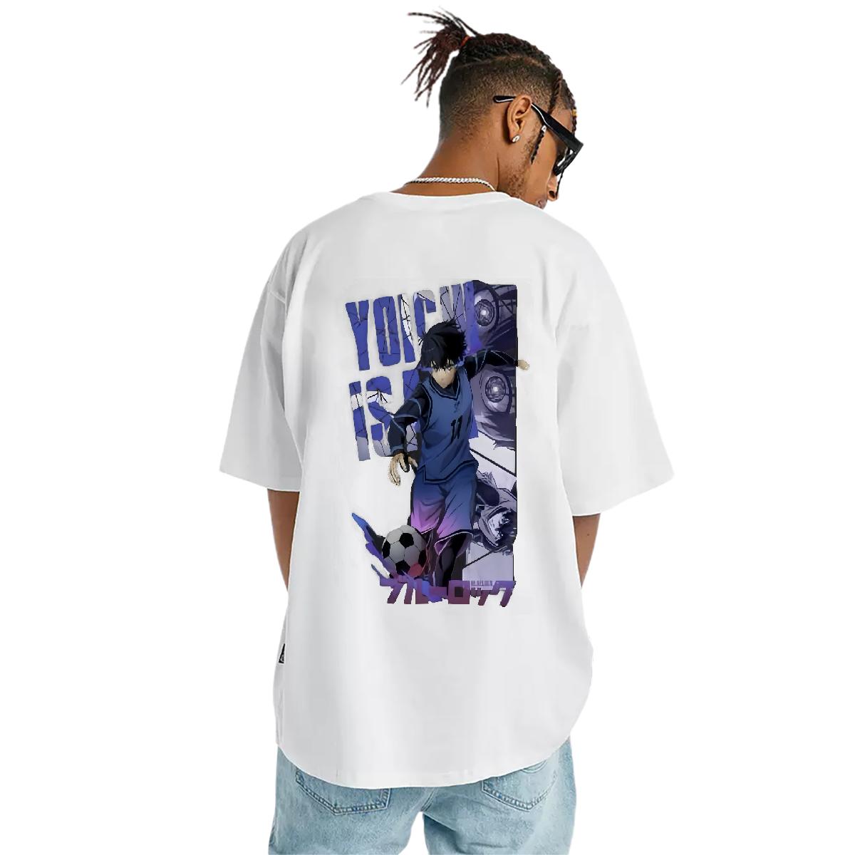 Loose Fit T Shirts Men Home Outdoor Cotton O Neck Short Sleeves Men Tees Fashion New Anime Print Clothings