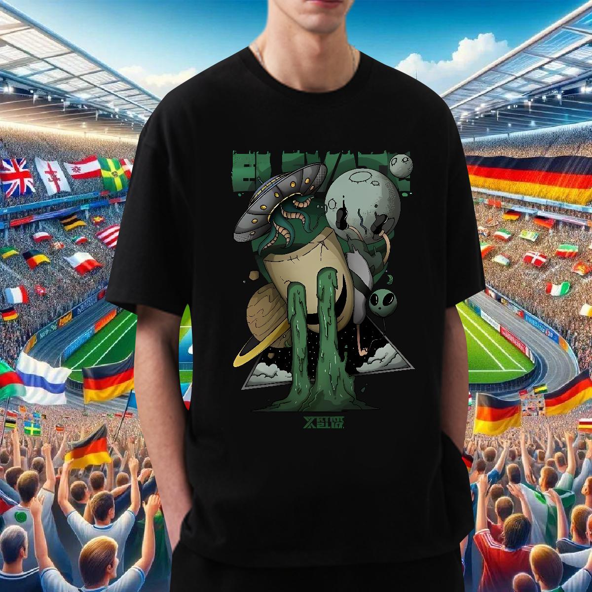 Customized T shirt Oversized Tshirt for Man Woman Hip Hop Street Short Sleeve Cotton O-Neck Loose Tees Shirts