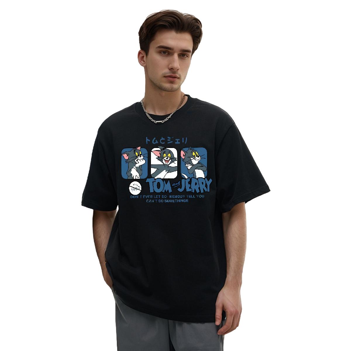 Stylish Short Sleeve Cotton T-Shirts for Men - Custom Print and Casual Beach Wear