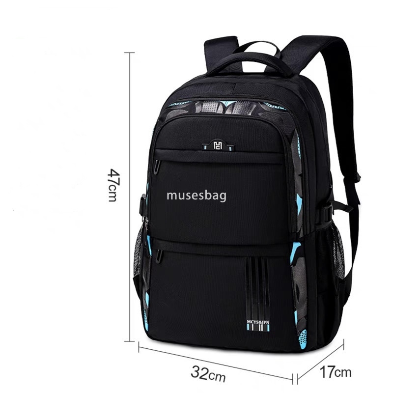 Designer unisex backpack American style campus high school and junior high school student travel backpack series simple and large capacity backpack