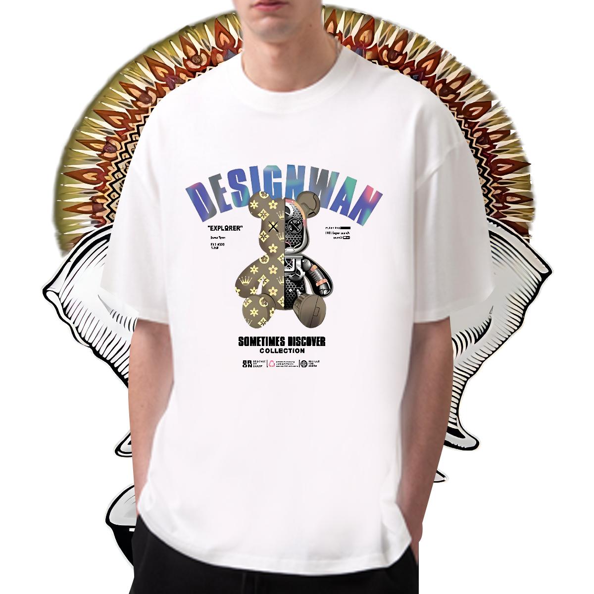 Loose Fit Mens Tshirts Cotton Breathable Soft Street Casual T-Shirts Oversized Factory Direct Clothes