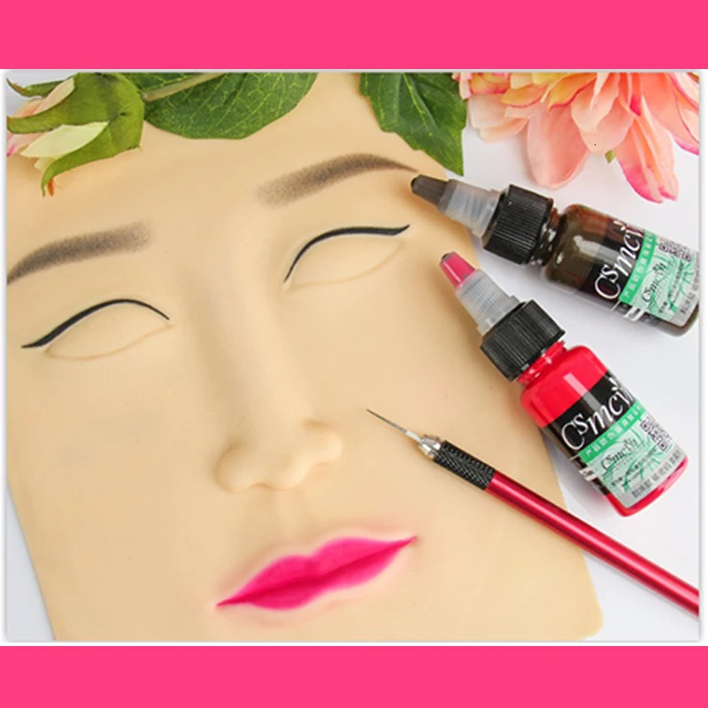 15mL anent mixed pigment micro bead lip tattoo ink anent makeup eyebrow micro pigment coloring natural ingredient paint 240705