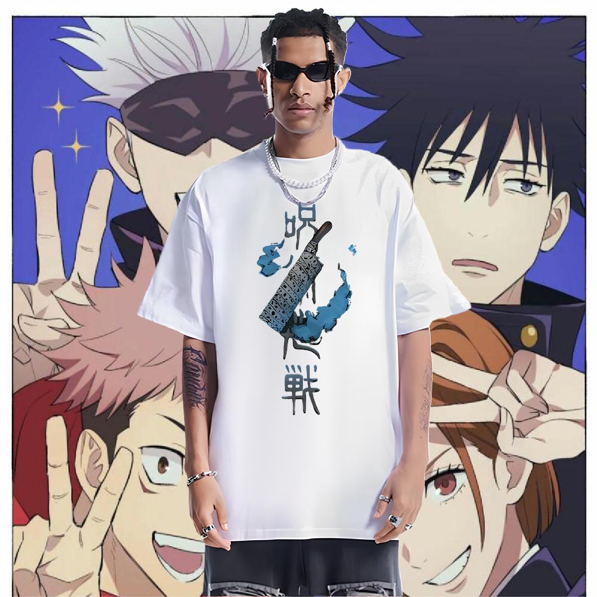 DIY Customized T Shirts Men Plus Size Cartoon Street Wear Mens Tshirts Breathable Short Sleeve Comfortable