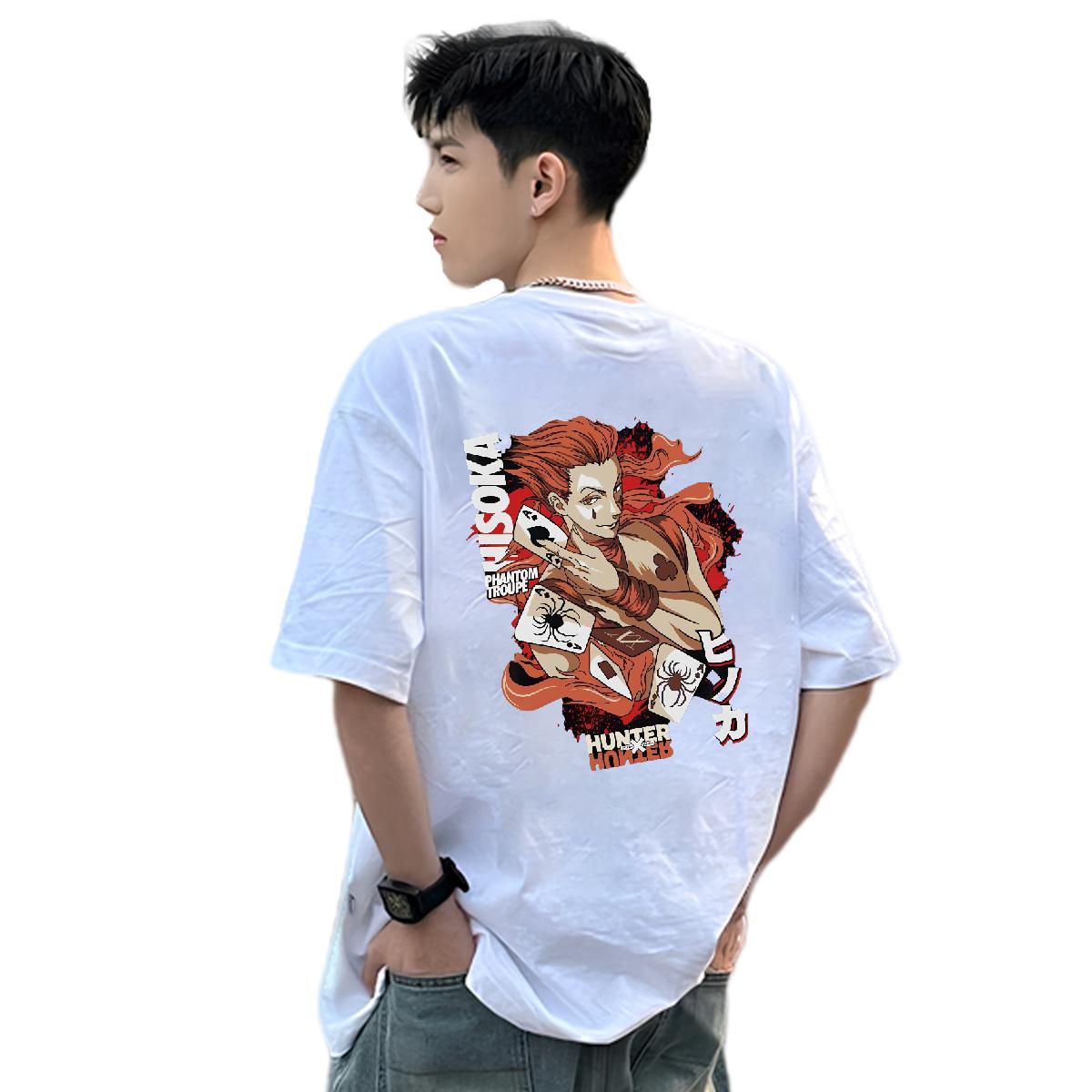 Cool Design Couples T Shirts Crew Neck Cotton Breathable High Street Hip Hop T-Shirts DIY Anime Fashion Designer Tee Shirt