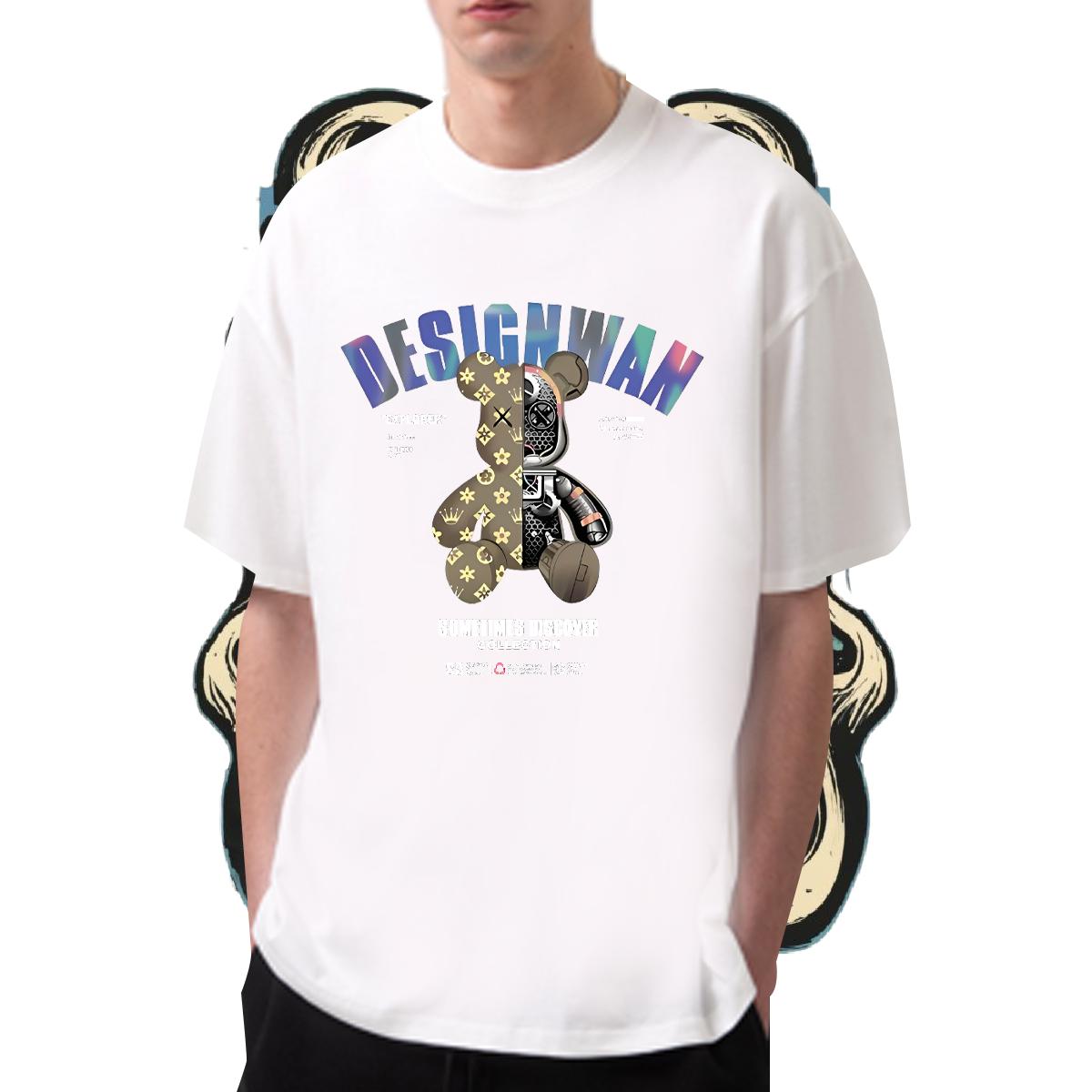 Fashion Design T Shirt For Man Plus Size Cartoon Spring Summer Men Tshirts Short sleeve Cotton Soft Popular